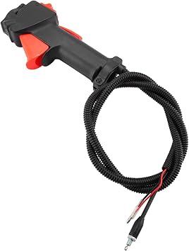 Throttle Switch, 26mm Strimmer Handle Switch Throttle Cable Brush Cutter Accessories Tools fit for Strimmer Trimmer Brush Cutters