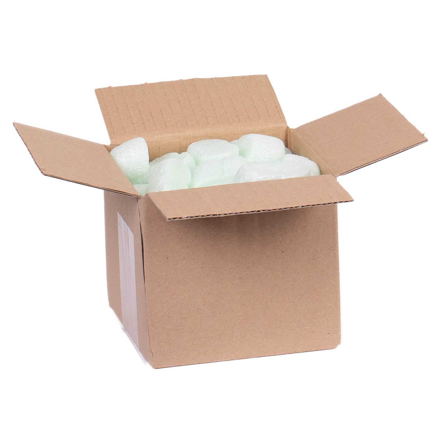 smiley pack 300 Stück Faltkartons 113 x 113 x 100 mm braun | Versandkarton aus Wellpappe 1 wellig – Verpackungskarton – Pappkarton – Versandbox für Paket & Päckchen