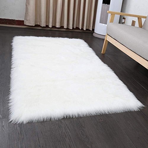YDFYX Alfombra de imitación de Piel de Cordero, Artificial Alfombra, excelente Piel sintética de Calidad Alfombra de Lana ,Adecuado para salón Dormitorio baño sofá Silla cojín Cover