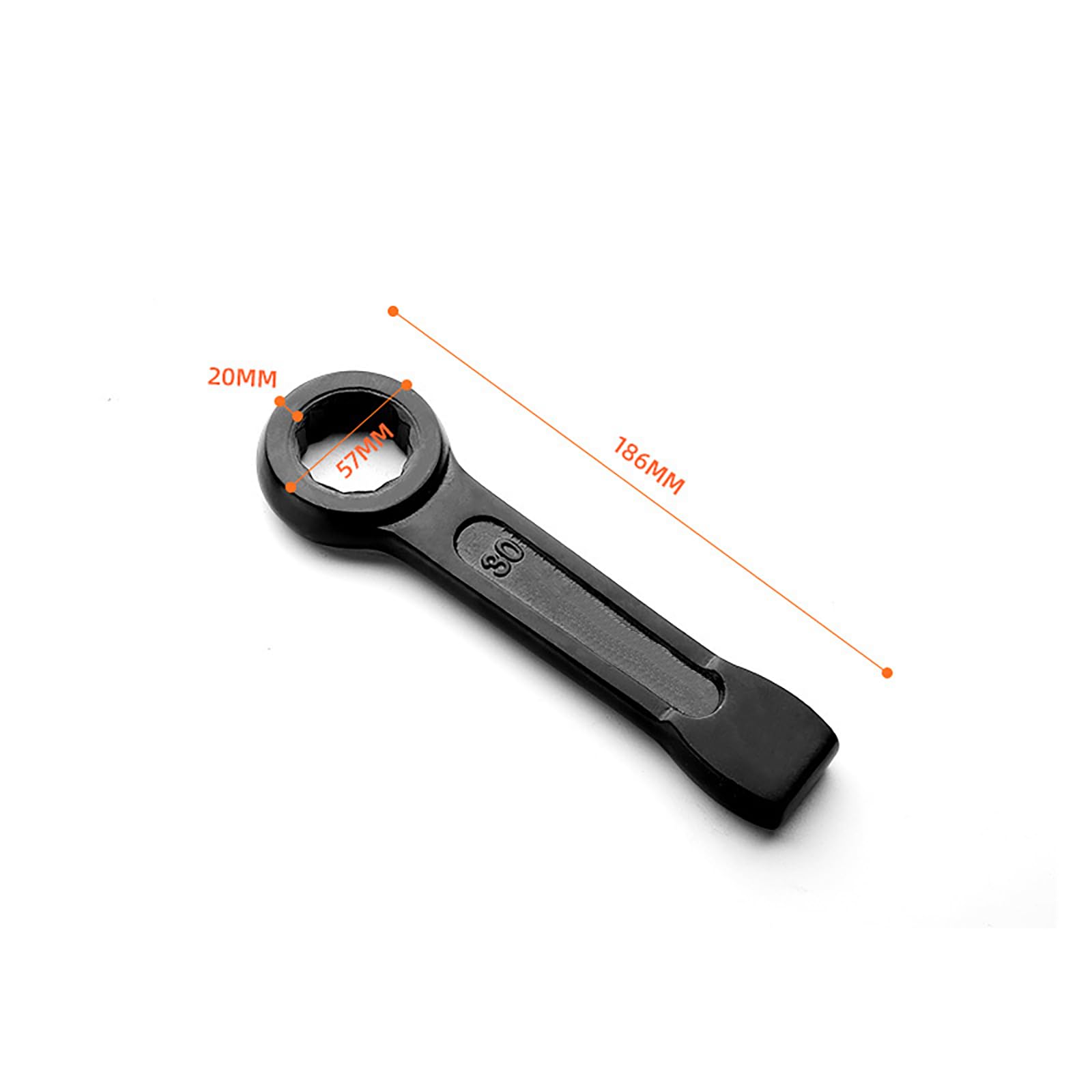 Clé à Frapper JRSDRIVE 2-3/16 Pouces 12 Points – Acier Au Chrome Vanadium, Neuf