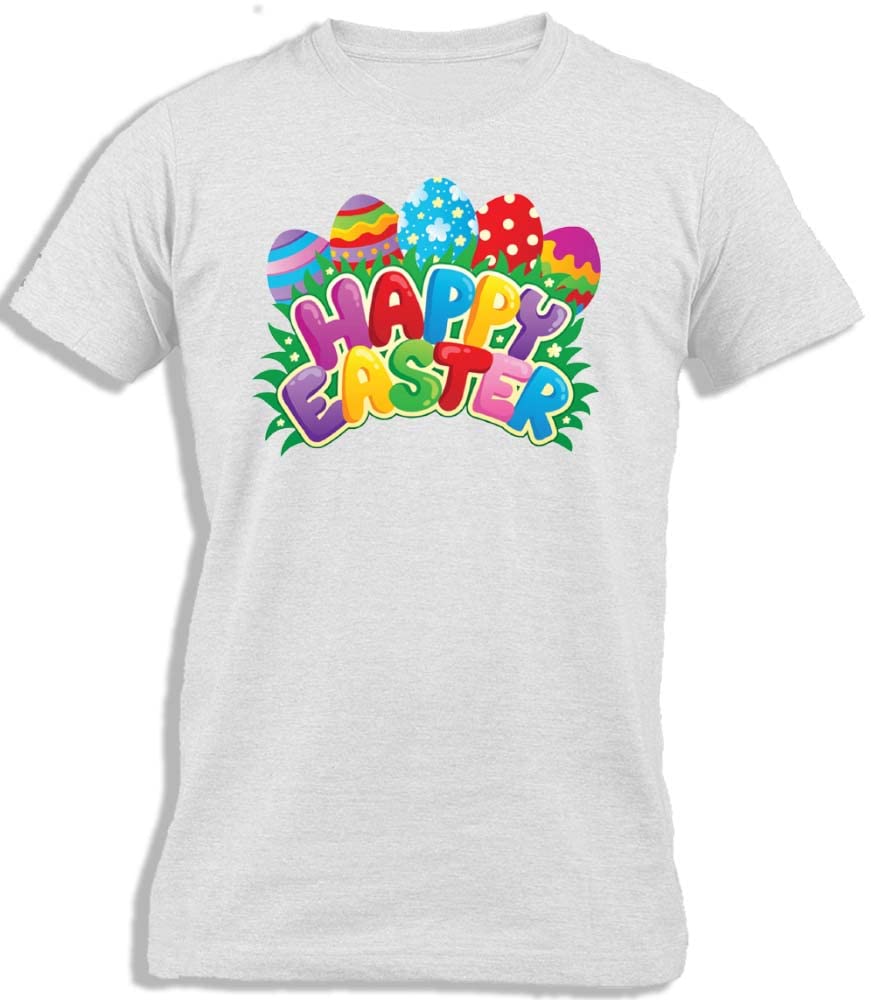 Ay Cabron™ Happy Easter Eggs | Happy Easter Vibes | Easter Spring Celebration Cotton T-Shirt For Men