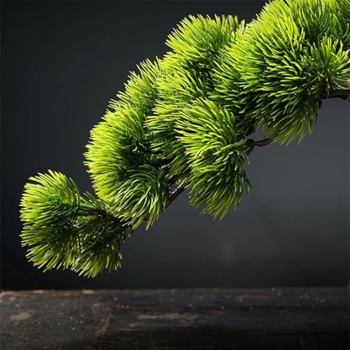 Bonsái artificial de escritorio y plantas artificiales decorativas para interior 4