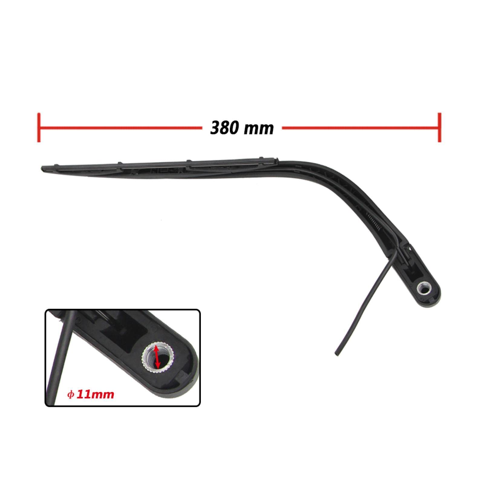 Tergicristallo Posteriore per Renault Twingo 1993-2007 310mm spazzole tergicristallo Posteriore per Auto e Braccio tergicristallo Posteriore Accessori per Auto