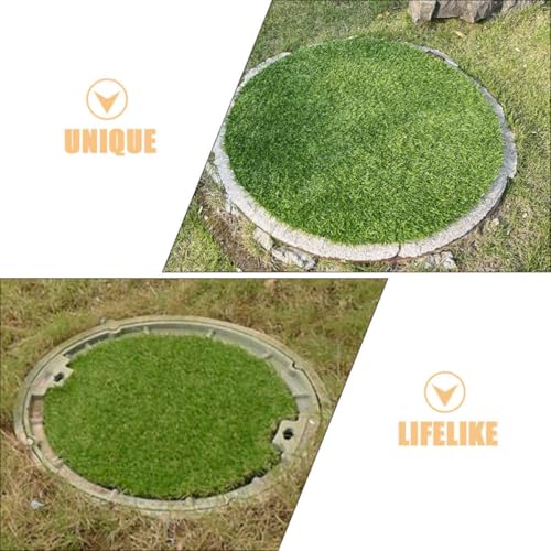 Tapis de gazon synthétique vert Hemobllo pour déco de table