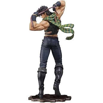 Zhongkaihua Joseph Joestar Figure 30 cm Standing Model PVC Statue Anime Figure JJBA Action Figure Interchangeable Heads Colle