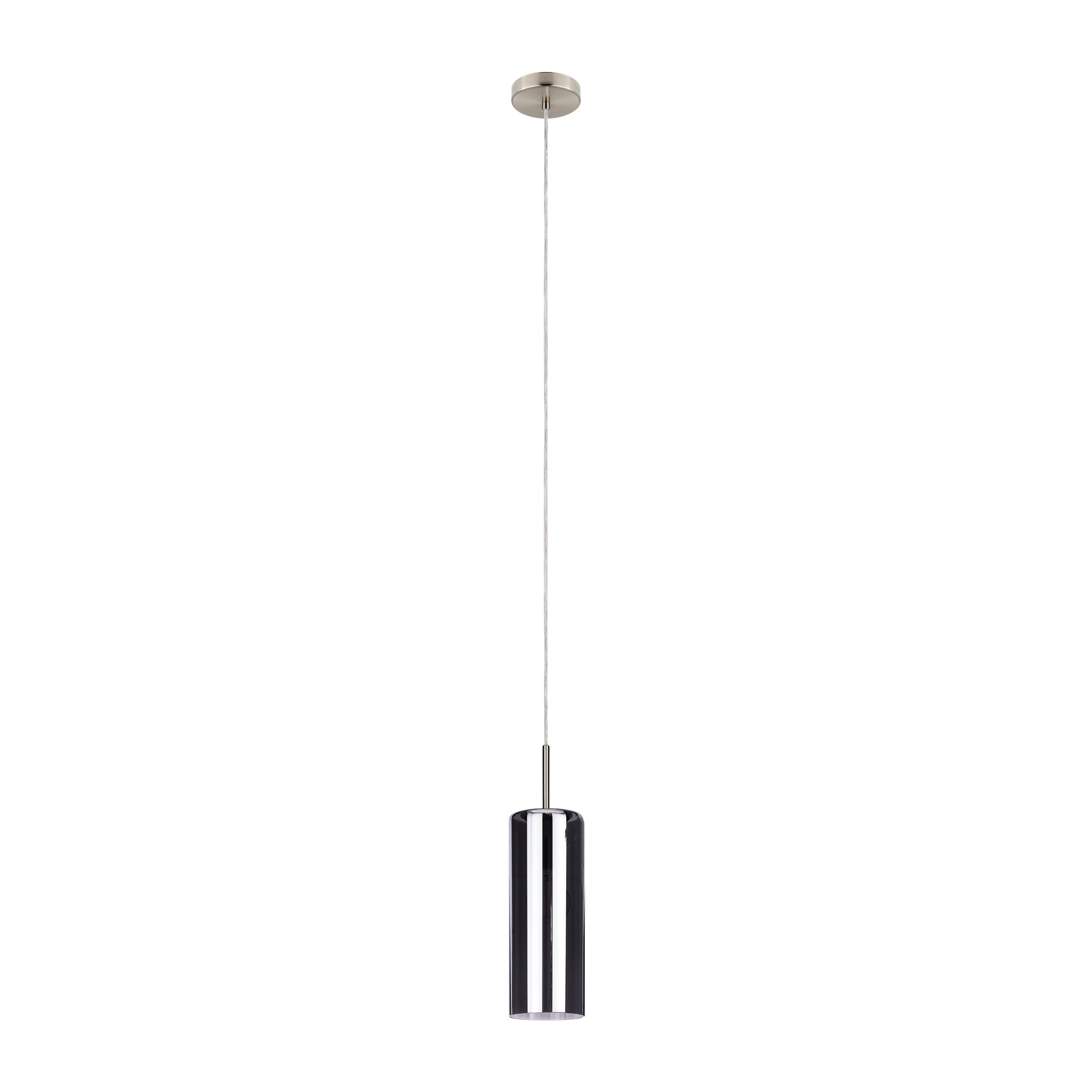 SELVINO NICKEL MATTE/ BLACK/ TRANSPARENT HANGING SOCKET 98694