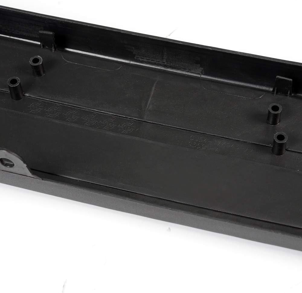 PIT66 Front Bumper Lower Grille Insert, Compatible With Ford Escape Kuga 2013 2014 2015 2016 Satin Center Trim Panel Radiator Hood Grill Replace CJ5Z17K945BA Black