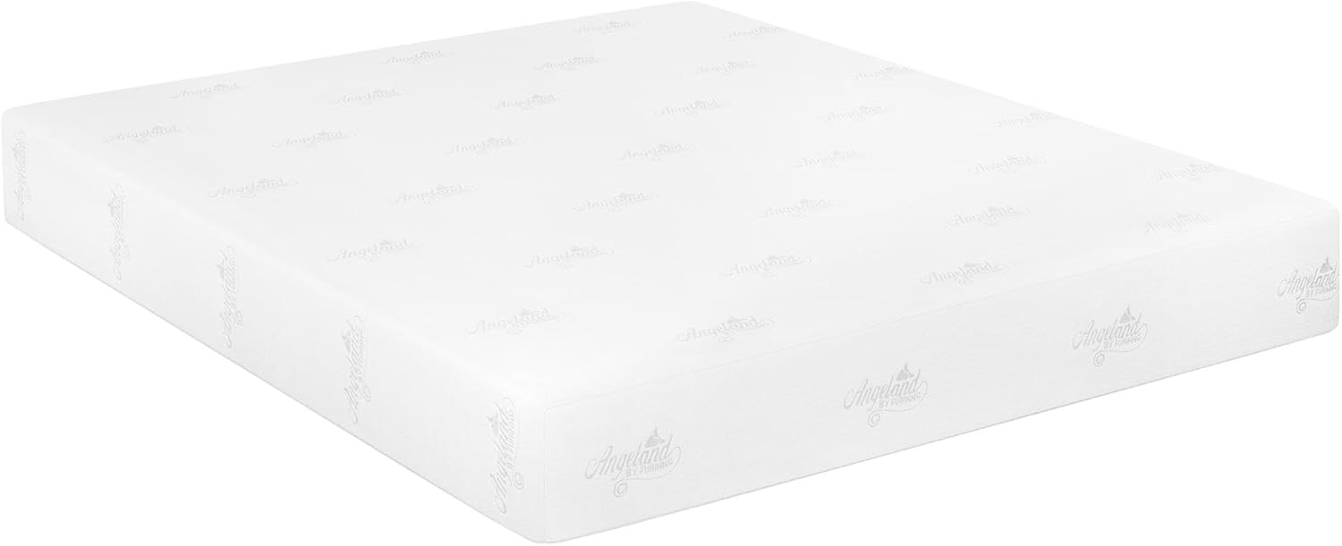 Furinno Angeland Luxury III Gel Infused Memory Foam Mattress/CertiPUR-US Certified/Pressure Relieving/Hypoallergenic,10-Inch, California King