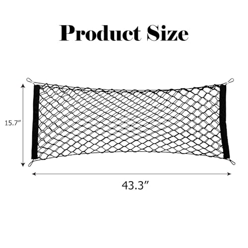 Image of Car Trunk Storage Organizer, Small Ceiling Cargo Net, Suitable for SUV, Pickup, Truck Bed, and Other Vehicles (L)