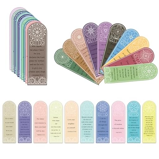 Gsrhzd Marcapaginas, 30 Piezas Biblia Punto de Libro de Papel, Marcapaginas Personalizado Cristianos, para Niños Adult | Ya disponible en tu tienda friki favorita! En mundofriki.es!