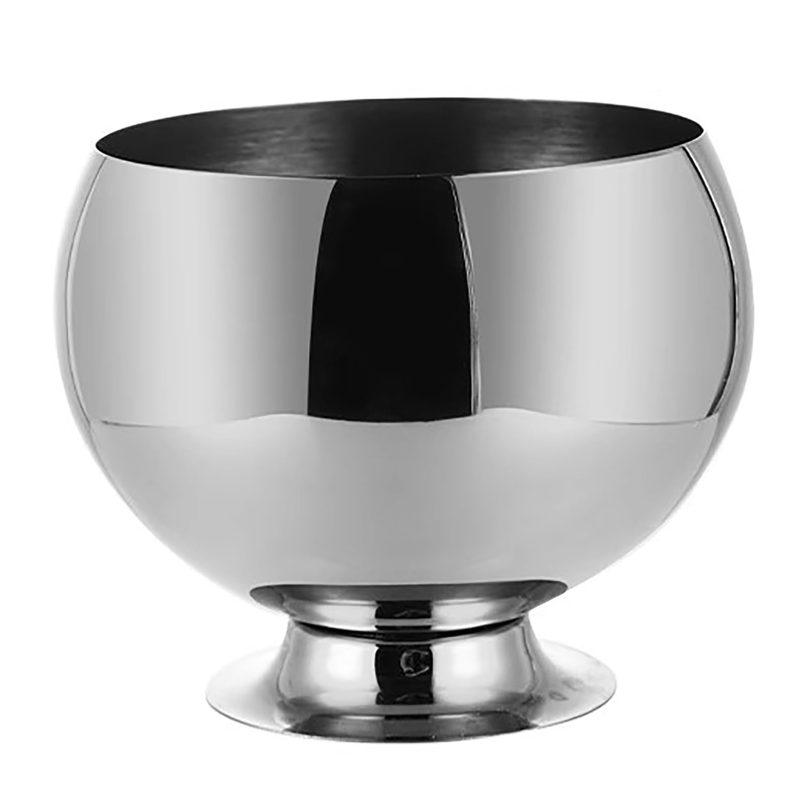 Cubitera de acero inoxidable de gran capacidad con base de pedestal para champán