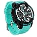 SMAEL Women's Sport Wrist Watch Quartz Dual Movement with Analog-Digital Display Watches for Women (Turquoise)