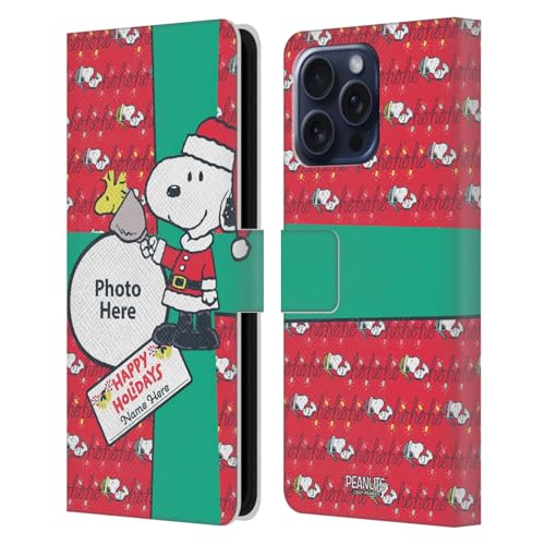 Coque Peanuts iPhone 16 Pro Max étui portefeuille cuir personnalisé