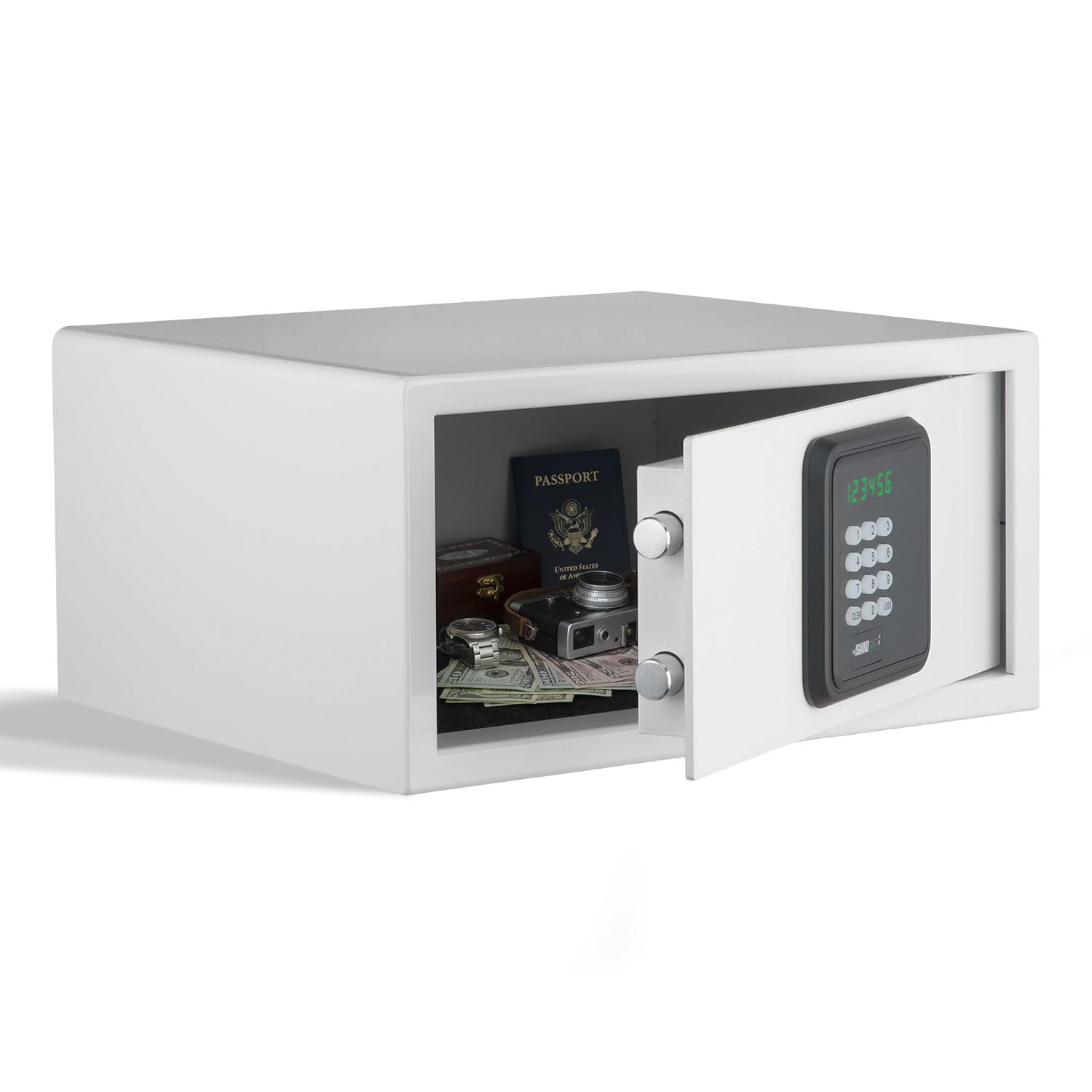 Coffre-fort d'hôtel de 0,3 m³ pour sécuriser argent et documents