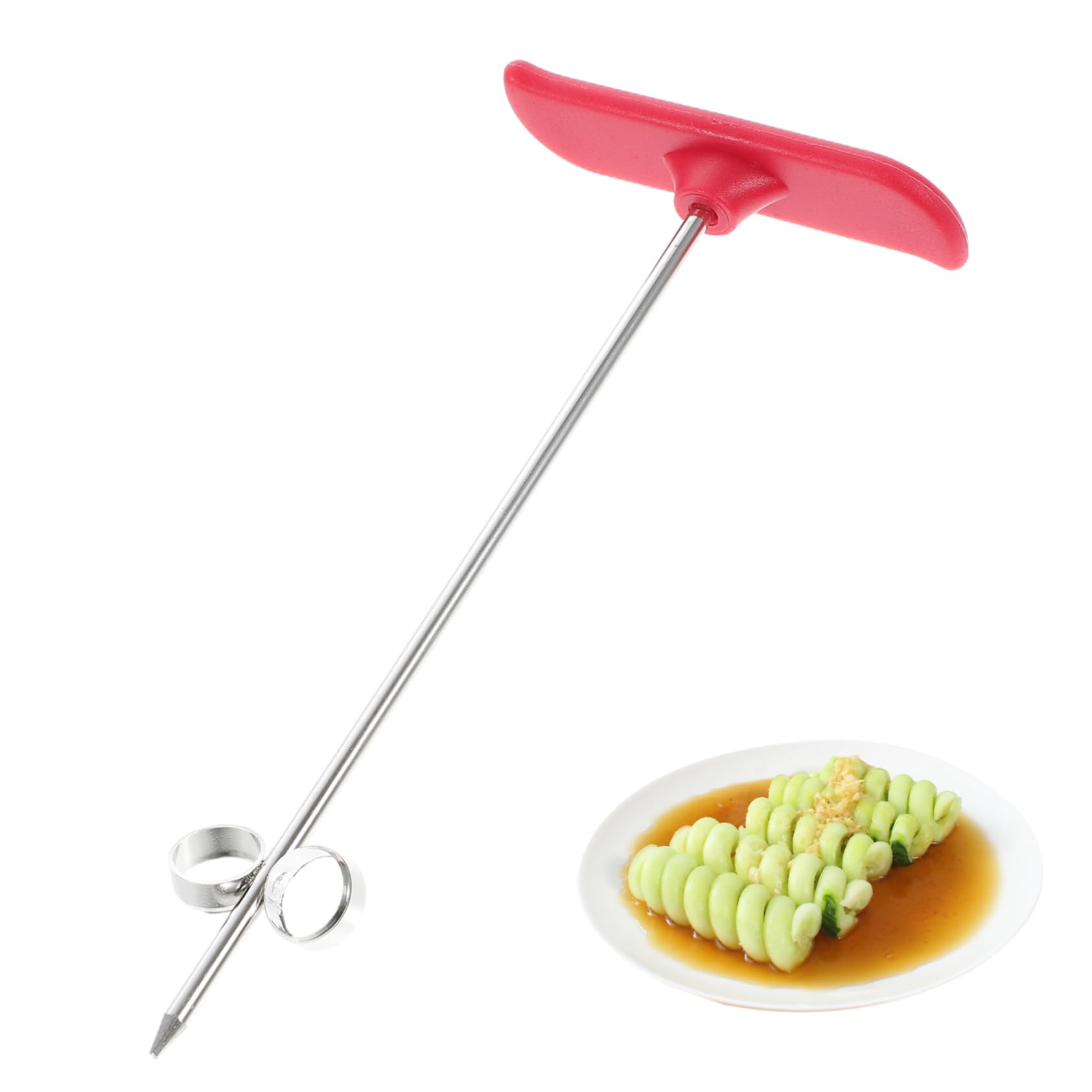 Alipis Stainless Steel Spiralizer for Veggie Noodles Fruit Cutting Tools Vegetable Chopper