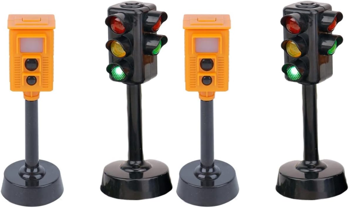 Toyvian 4 Pcs Traffic Light Traffic Light Toy Mini Traffic