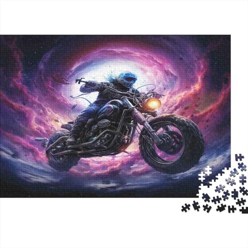Puzzle de moto galaxia de 1000 piezas contra el estrés diario de los adultos