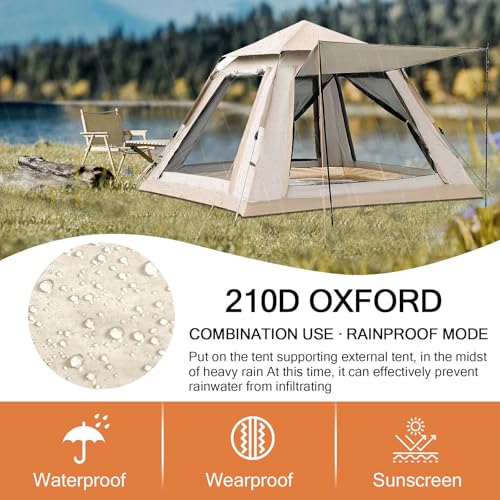Carpa de Camping para 3-4 Personas ele ELEOPTION miniatura 3