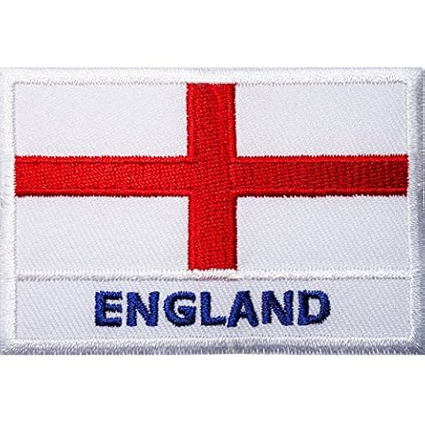 England Flag Embroidered Iron Sew On Patch United Kingdom UK English Shirt Badge Cover