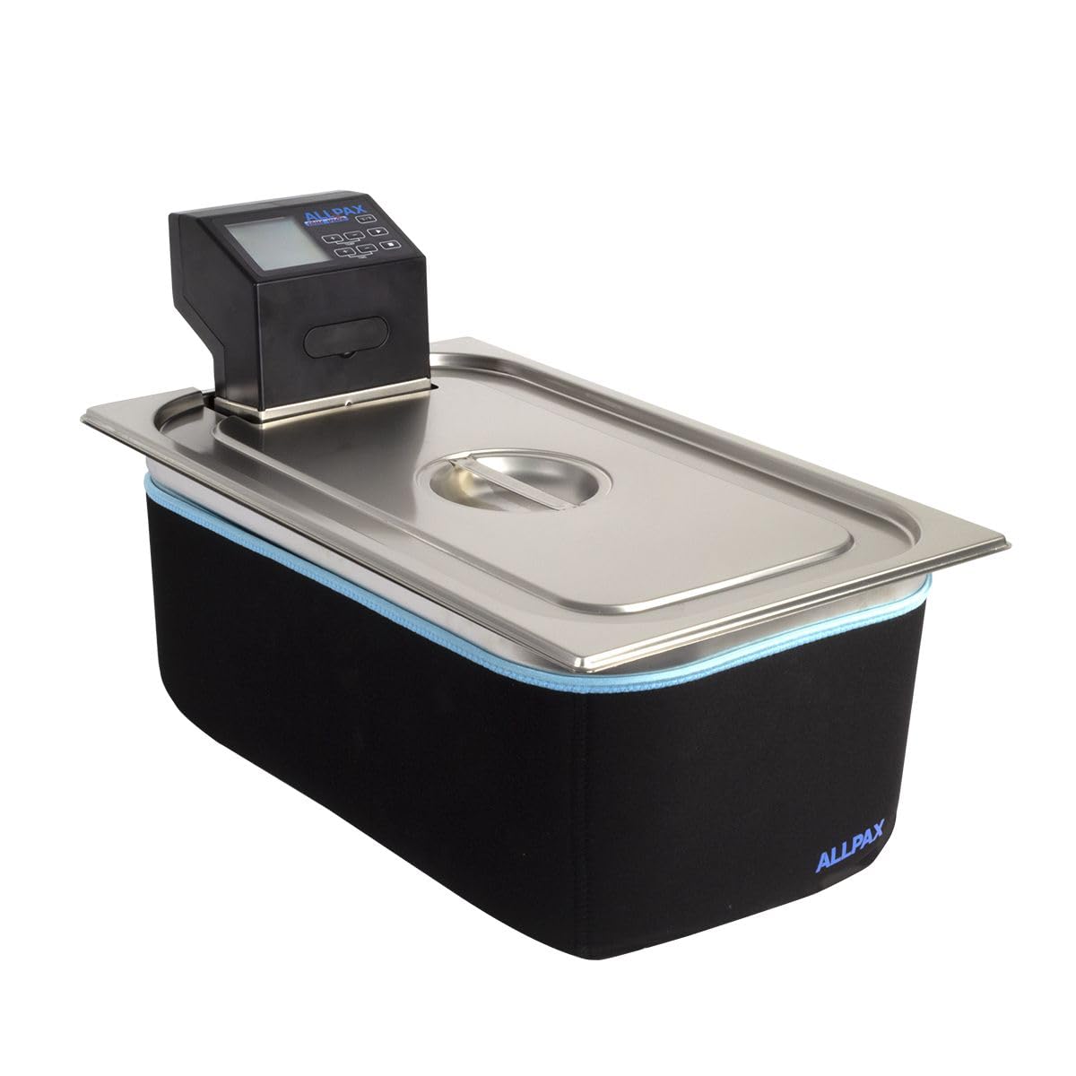 Allpax SV 2 Thermoplongeur sous vide, Cuisson au bain-marie professionnel jusqu’à 30 L, Cuisson sous vide à température ambiante, Écran LCD avec panneau de réglage, 1400 W