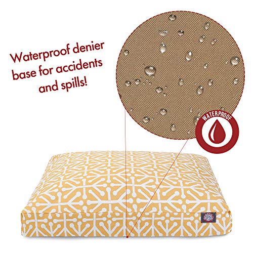 Citrus Aruba Extra Large Rectangle Indoor Outdoor Pet Dog Bed With Removable Washable Cover By Majestic Pet Products #TOP4