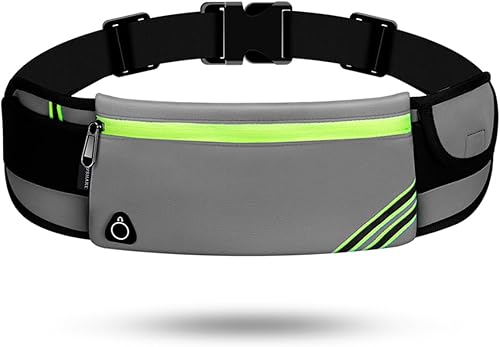 Miniatura 11 de USHAKE Cinturón para correr con bolsa sin rebote para iPhone y Samsung Galaxy, ideal para correr, caminar, ciclismo y entrenamientos de gimnasio