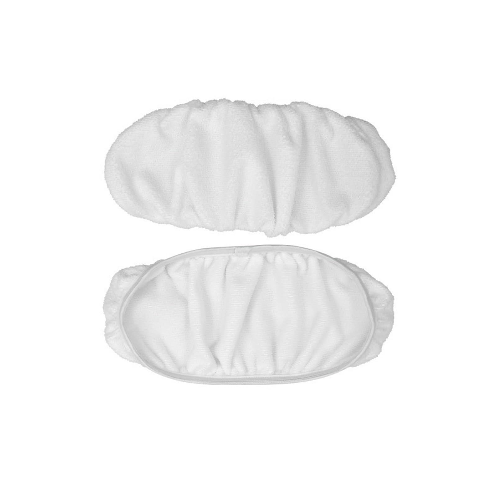 2pcs Reusable Microfiber Mop Pads ，Compatible For Swiffer， Sweeper XL Dry Sweeping Wet Mop Cloths Replacement Sweeping Mopping Pad Refill(WHITE)