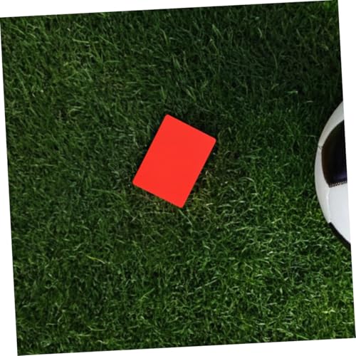 Cartas de Árbitro rojas y amarillas balacoo durables para fútbol miniatura 6