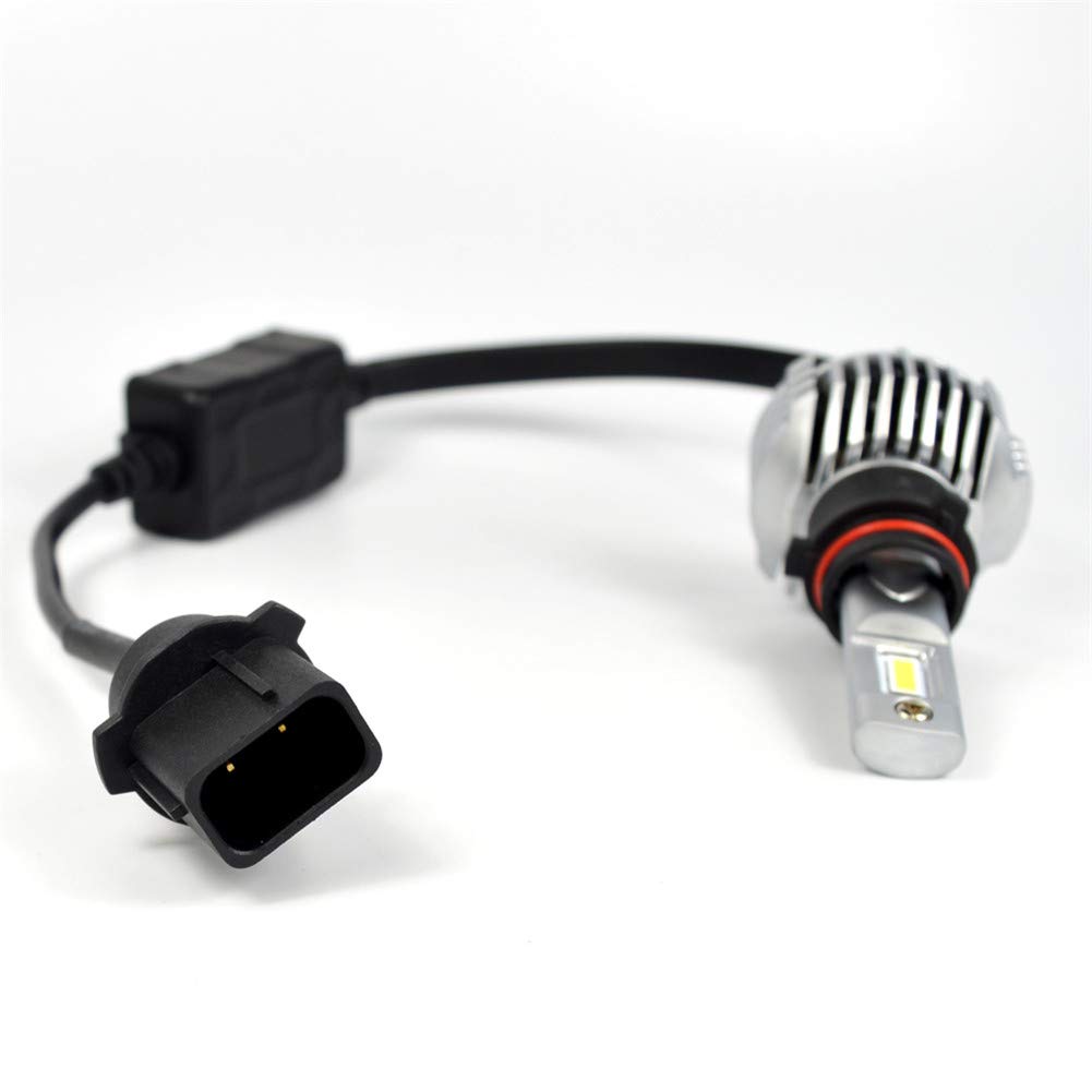 P13W LED Lampadina Fari Auto Esterno 45W Lampada Alogena Luce Kit di Conversione Impermeabile 6500K, 2 pezzi