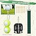 Syhood 21 Pcs Golf Accessories Kit Cleaning Kit Include Golf Brush, Towel, Groove Sharpener, Divot Repair Tool, Ball Alignment Portable Tool Gifts for Men or Women(Green)
