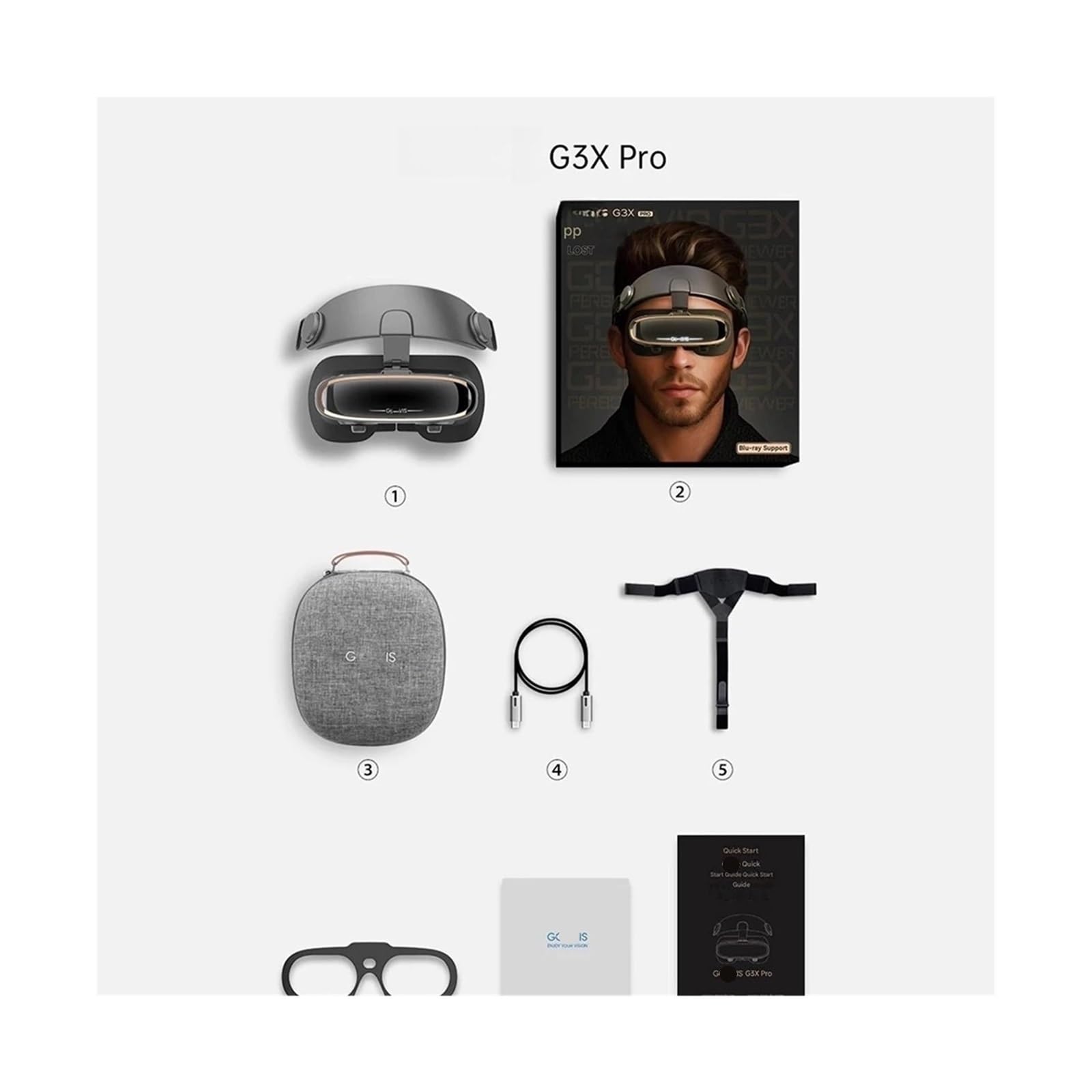 Amazon | GOOVIS G3X 3DヘッドマウントディスプレイOLEDウルトラHD