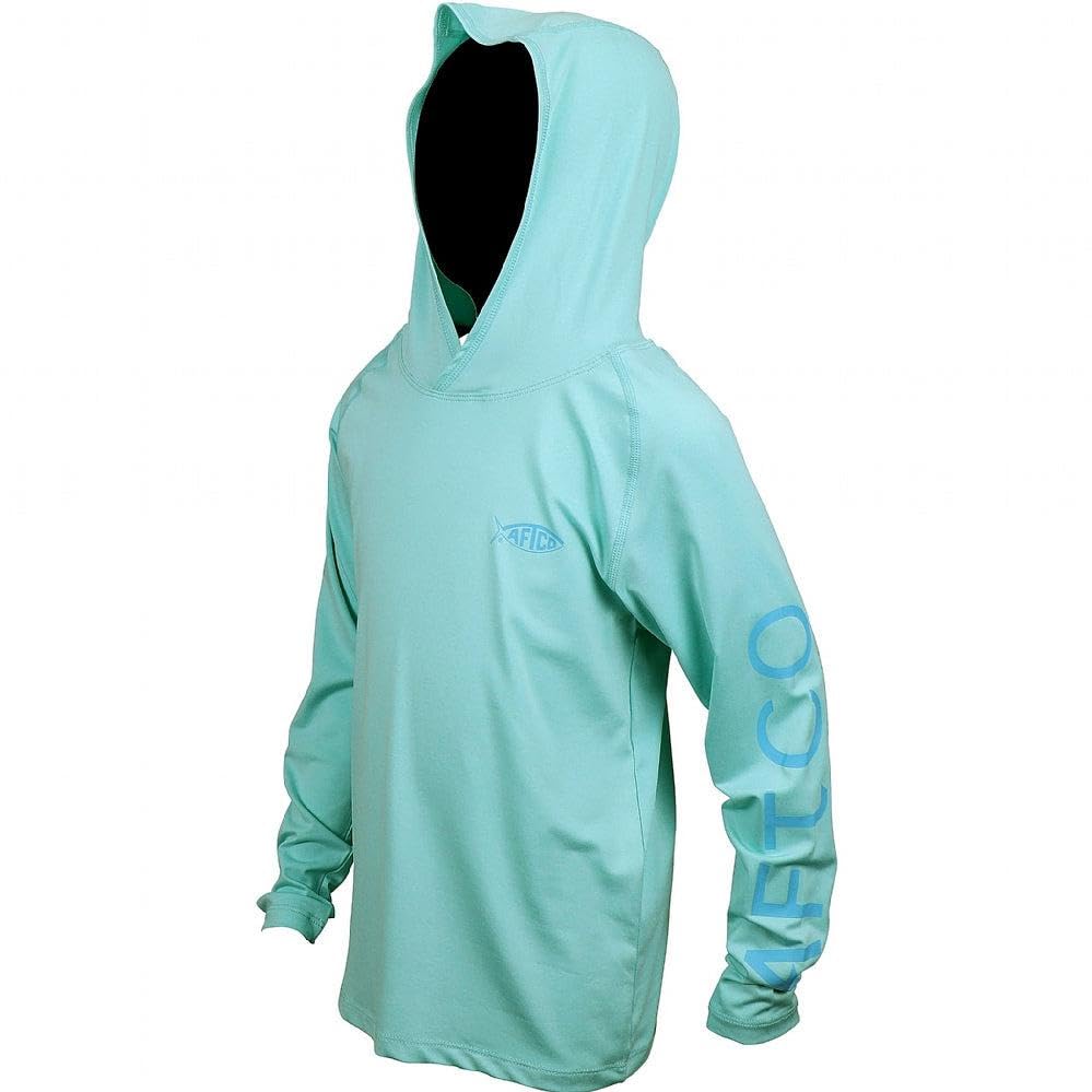 AFTCO Youth Samurai 2 Heathered LS Hooded Shirt2
