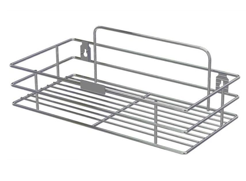 Image of CR18 COLLECTION Wall Mounted Stainless Steel Self Adhesive Silver Chrome Bathroom Shelves Rack - Set of 1, 2, 3, 4, 5, 6 (SET OF 4)