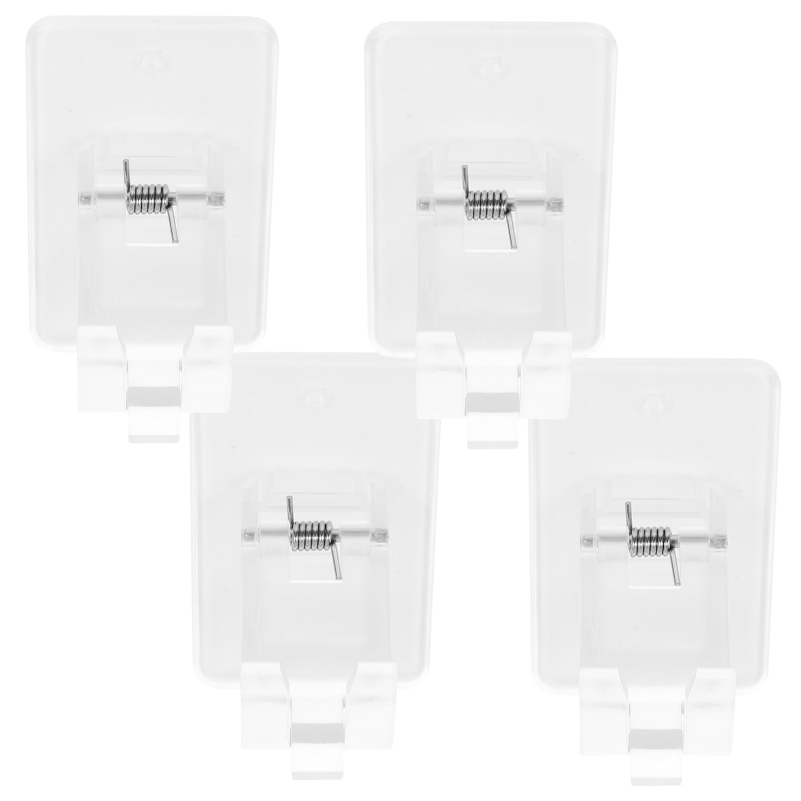 IMIKEYA 3 Ensembles Support De Tringle À Rideau Magnétique Ajustable Crochets Rideaux Crochet pour Rideaux Crochets De Rideaux pour Mur Cintres De Tringle À Rideau Plastique 4 Pièces * 3