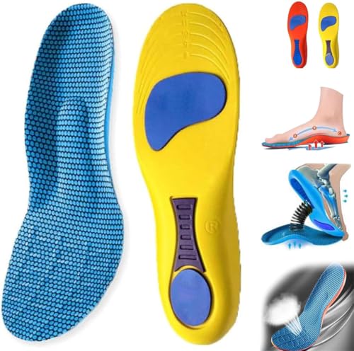 Comfysole Original para juanetes, plantillas cómodas para juanetes, plantillas cómodas para aliviar la presión, plantillas de soporte de arco alto, plantillas ortopédicas suaves y cómodas para hombres