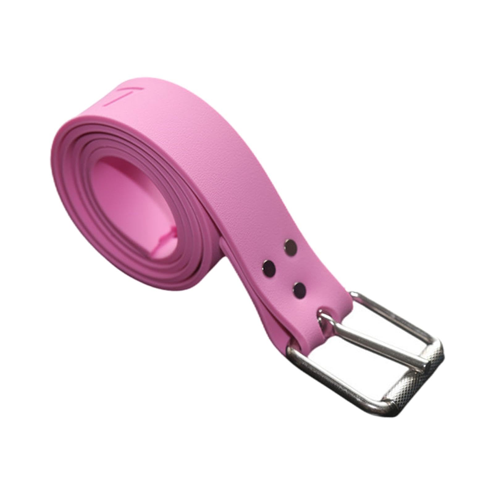 Ceinture de Plongée avec Boucle à Dégagement Rapide en Silicone Acier Inoxydable Ajustable Maintien Sécurisé des Poids Adaptée Aux Plongeu