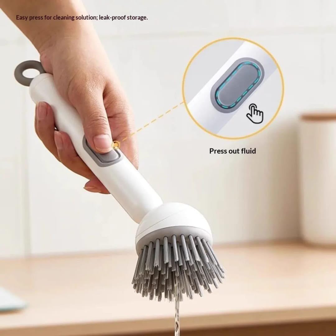 TREVIAH Dish Brush with Soap Dispenser - FREE SHIPPING -3