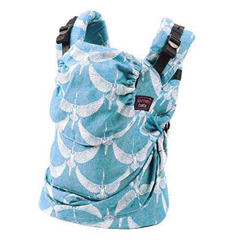 Easy Emeibaby Full Crane Aqua: Mochila portabebés