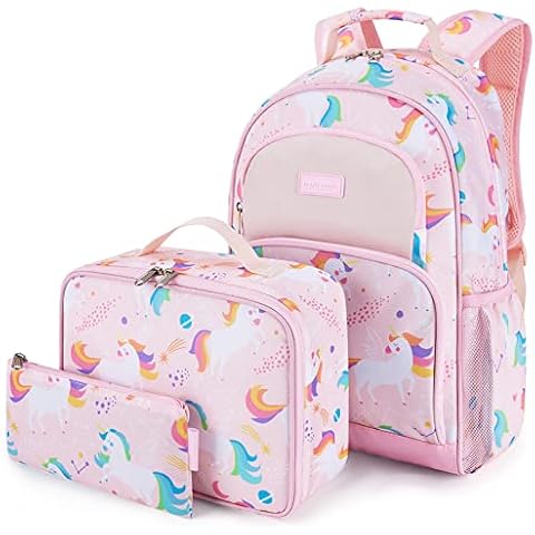 mommore Kids Backpack Set - Unicorn Backpack for Girls Cover