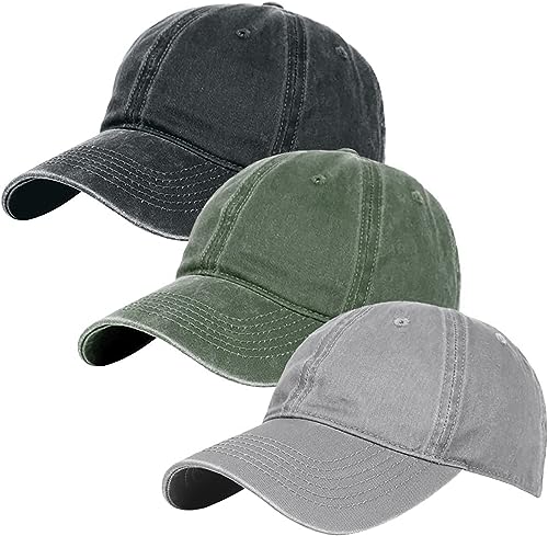 Image of Glamorstar Classic Unisex Baseball Cap Adjustable Washed Dyed Cotton Ball Hat