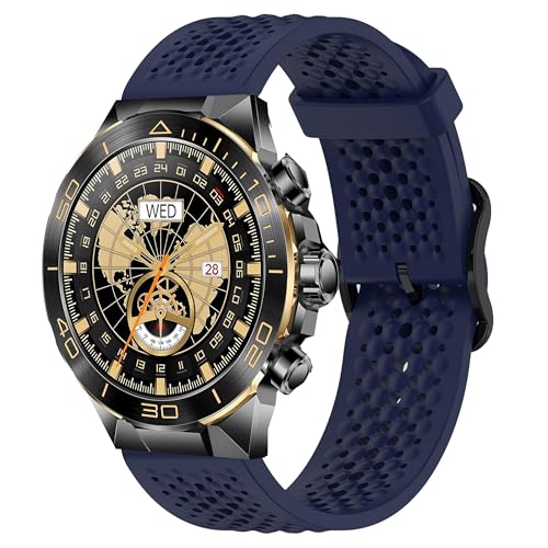 Lamshaw SOUYIE �X�}�[�g�E�H�b�`�o���h 20mm 22mm �N�C�b�N�����[�X�V���R���X�|�[�c�X�g���b�v �����p�r���v�o���h SOUYIE T19�AT56�AT90�AT98�AP113�AP109�AP99�AS47�ASW7�ASW-7�AQ15 Pro�AT