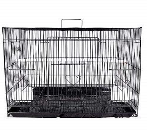 PREMIER PLANTS Iron 15 Inch Bird Cage For Love Birds, Parrot, Budgies, Finch, Cockatiel With 1 Natural Perch, 2 Feeding Bowls, Anti Escape Lock (Random Color) (15 Inch) (B09WF55YK6) Amazon Price History, Amazon Price Tracker