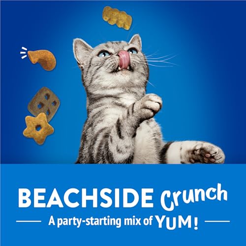 Friskies Purina Party Mix Beachside Crunch Cat Treats, 20 oz Pouch - image 2
