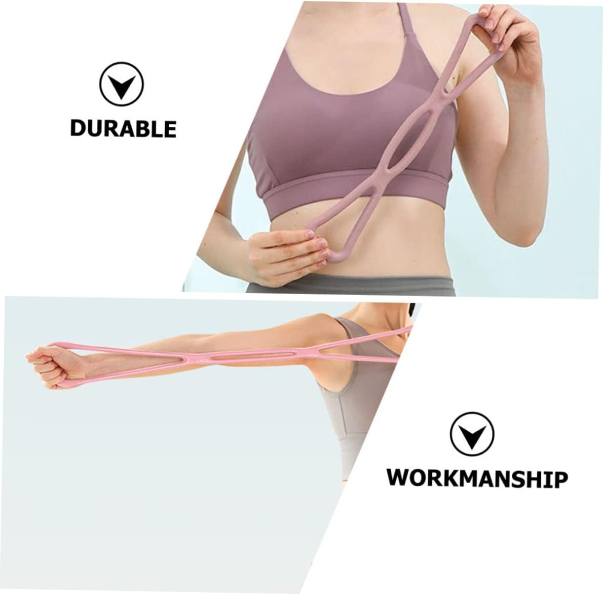 2pcs Figure Eight Resistance Bands for Shoulder Stretching