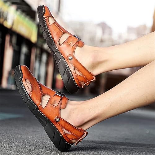 Mens Casual Walking Sandals Closed Toe Beach Sports Outdoor Sandals Summer for Hiking Trekking3