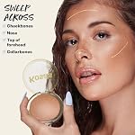 Kosas Sun Show Glowy Warmth Baked Bronzer - Contouring Powder for Cheekbones, Nose & Jawline - Enriched with Concentrated Fatty Acids - Talc-Free, Vegan & Hypoallergenic - Beachy - Image 3