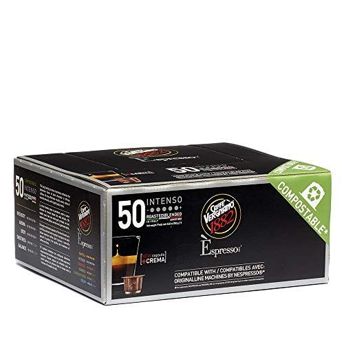 Caffe Vergnano Intenso Espresso Pods - Compostable Capsules (250 gram)