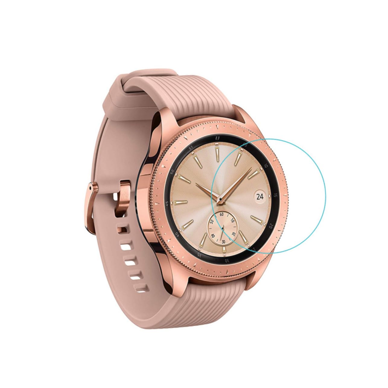 UKCOCO Tempered Glass Screen Protector 4pcs Protective Film Anti-scratch Watch Film Watch Glass Screen Protector