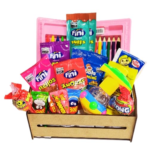 Presente Dia Das Crianças Cesta Divertida Mimos e Doces Fini (Menina)