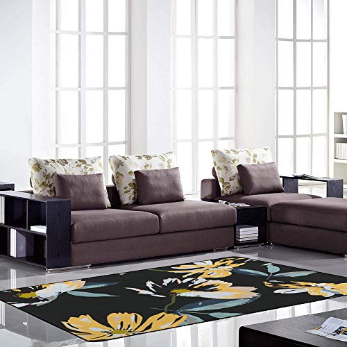 Tapis de sol en velours corail isolant et doux, grand format 60x39 inch - 4